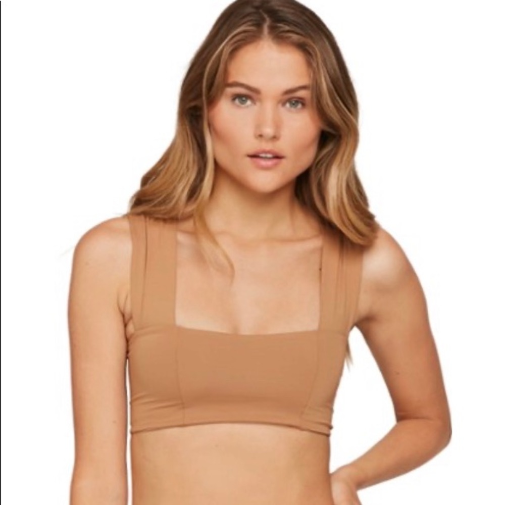 LSPACE Brown Bikini Top XS